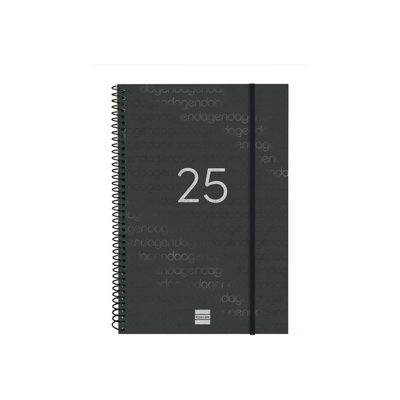 8422952386780-Finocam - Agenda - 2025 - semainier - reliure à spirale - E11 - 165 x 242 mm - noir - pol-P_405227065_5-0