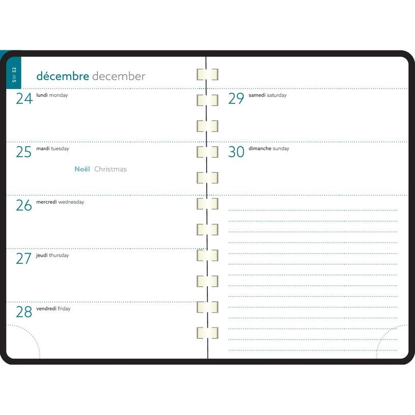 3660942087827-Agenda de poche spiralé 16 mois Joy - 1 semaine sur 2 pages - 10 x 15 cm - lilas - Exacom-P_405228052_2-1