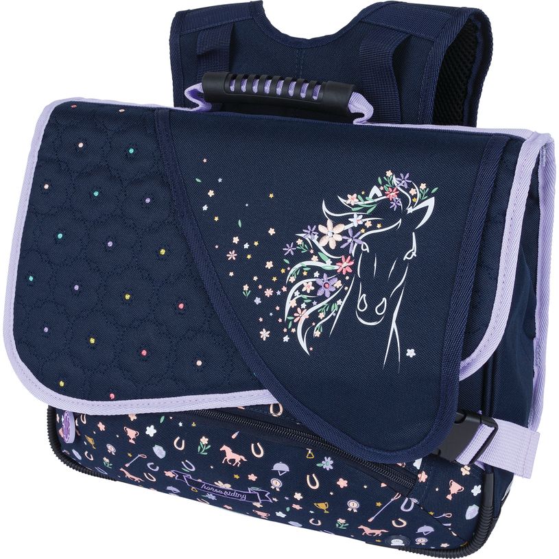 3664447198385-Cartable Cheval - 38 cm - 2 compartiments - Oberthur-P_405228613_1-0