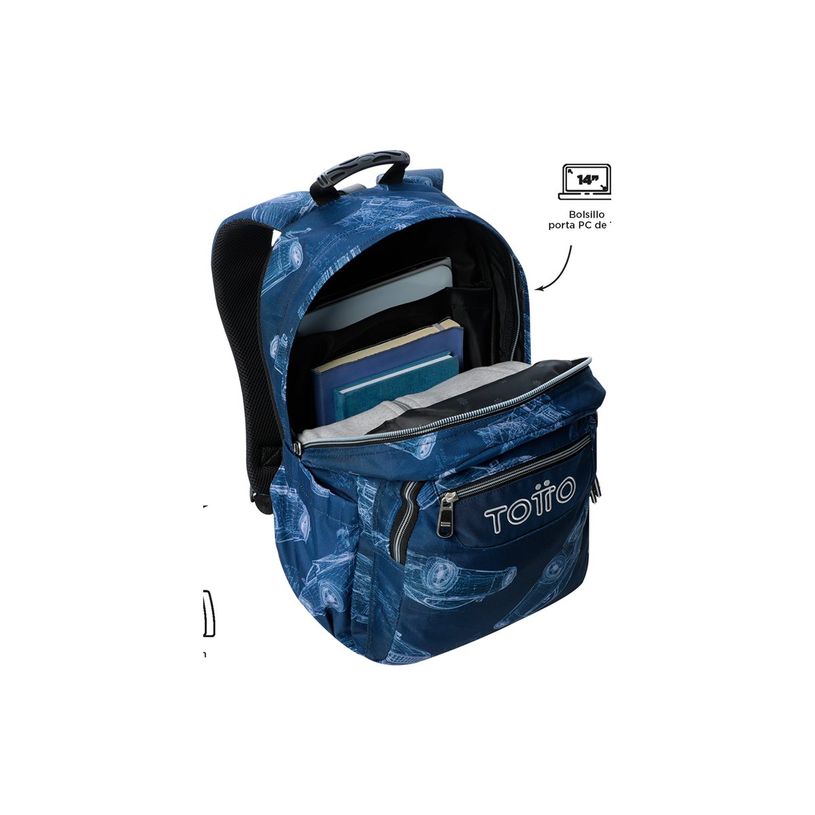 7704758952156-Totto Acuareles - Sac à dos taille L - polyester - Blueprint-P_405235017_2-3