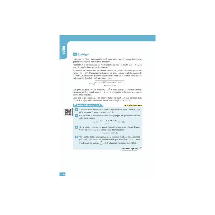 9782095038618-Maths Seconde - Programme 2024-2025 - Les vrais exos du BAC - + de 100 exercices avec corrigés détaillés - Interros des Lycées - 2de - par Erick de Brauwere, Pasquet Stéphane - li-P_405235469_12-11