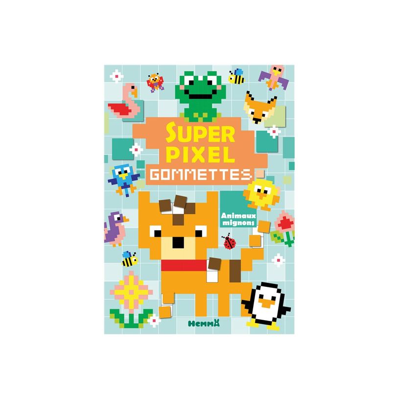 9782508057830-Animaux mignons - Super pixel - Gommettes - par Piette Nadine - livre d'activités-P_405235547_1-0