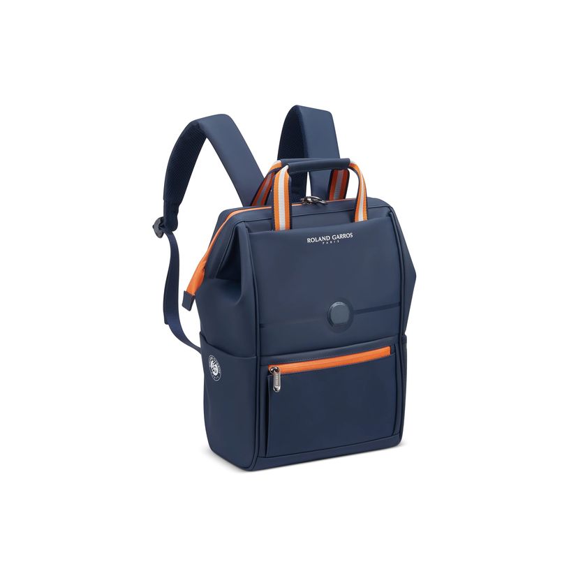 3219110540987-Delsey Turenne Soft - Roland Garros - sac à dos pour ordinateur portable - 14" - bleu-P_405240311_5-0