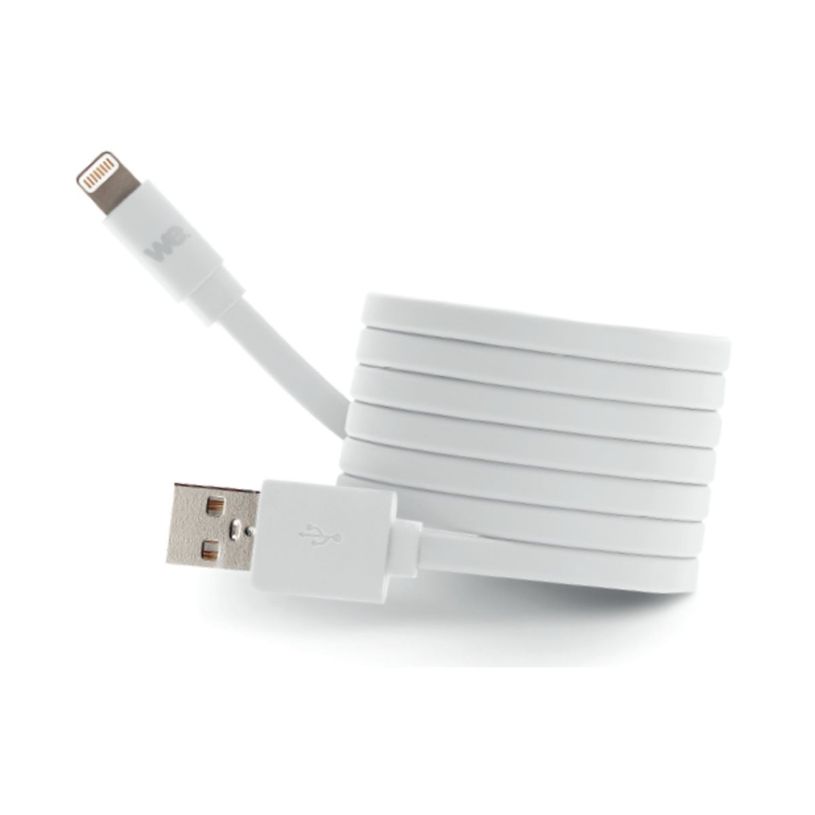 3304490412396-WE - Câble Lightning - USB mâle pour Lightning mâle - 1 m - blanc-P_405240460_7-3