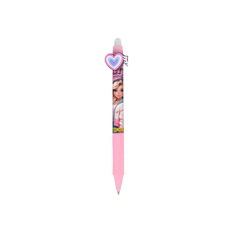 4014421354983-ONLINE magiXX Fun Fashion Stars - Roller - little miss heart - non permanent - bleu - encre gel - 0.7 mm - moy-P_405242383_2-0