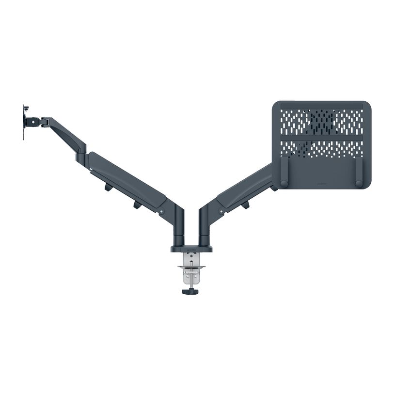 4002432134700-Leitz Ergo- bras double pour écran et PC - 17"- 32"- Faible  encombrement - Métal - Gri-P_405245722_6-2