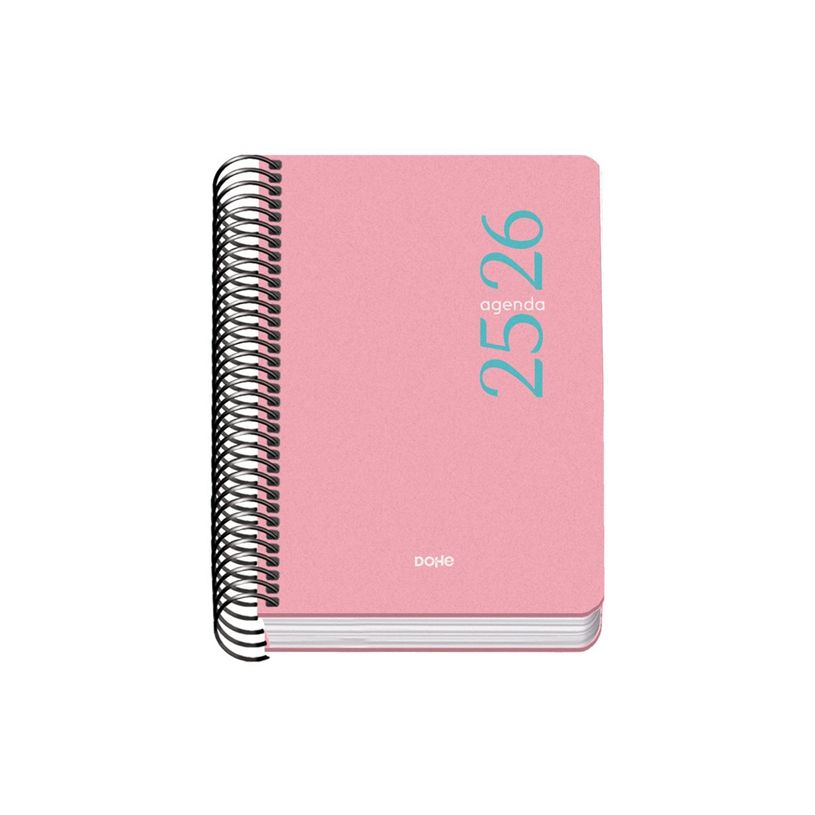8421938520774-Dohe Esencial - Agenda - 2025-2026 - 1 jour par page - reliure à spirale - A6 (120 x 170 mm) - 144 feuille-P_405247007_3-1