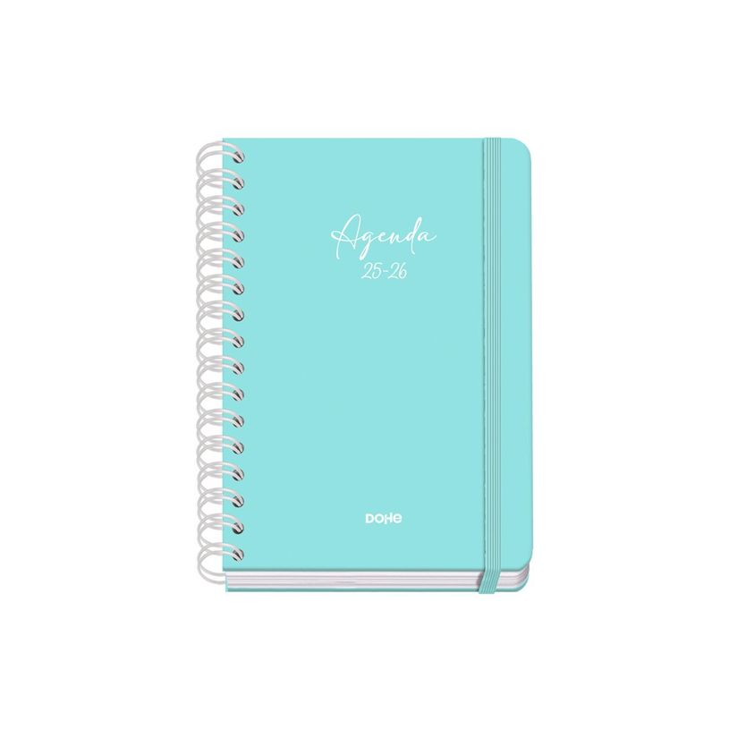 8421938519341-Dohe Serenity - Agenda - 2025-2026 - semainier - reliure à anneaux métalliques - A5 (150 x 210 mm) - 72 feuilles - vert - carton -P_405247064_3-1