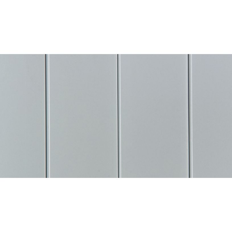 3700339995868-Armoire haute à rideaux - L120 x H198 x P43 cm - corps gris clair/rideau gris clair-P_405247668_3-2