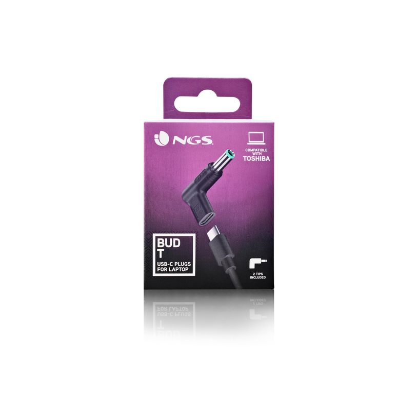 8435430625172-NGS BUD-T - Kit adaptateur de connecteur d'alimentation - Alimentation USB (100 W) - noir-P_405248144_6-3