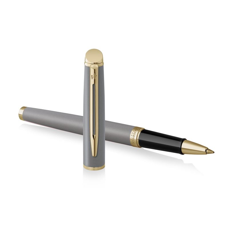 3026982179456-Waterman Hémisphère - Roller pointe fine - métallique gris - encre noire -P_405252292_4-1