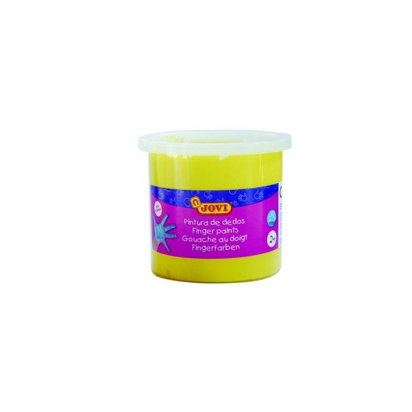8412027028974-JOVI - Jeu de peinture pour doigts - 5 parties - jaune - 125 ml-P_509800_5-0