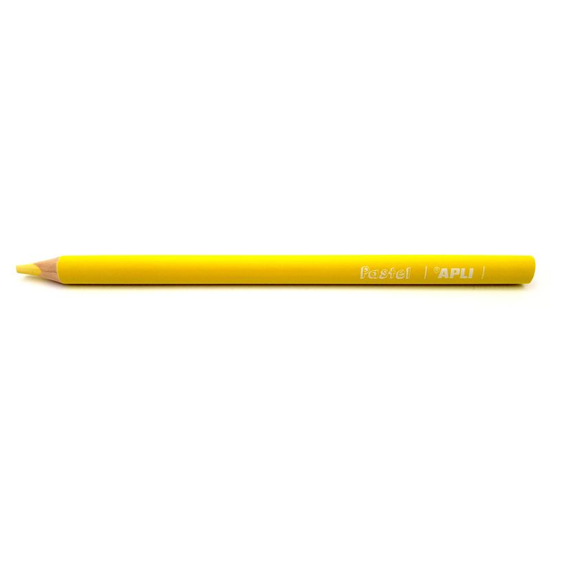 8410782180531-Apli Agipa - Crayon de couleur triangulaire Jumbo - jaune pastel--0