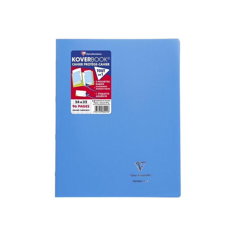 3037929814118-Clairefontaine Koverbook - cahier de notes - 240 x 320 mm - 48 feuilles-P_79145235_2-0