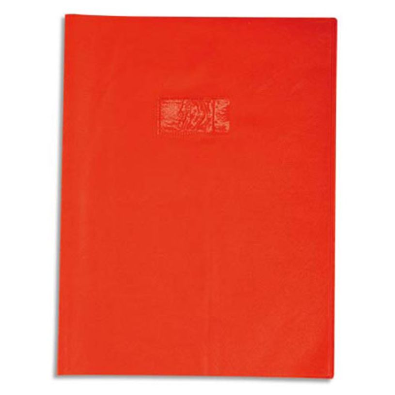 3210330724133-Calligraphe - Protège cahier sans rabat - 24 x 32 cm - grain losange - rouge-P_79151724_1-0