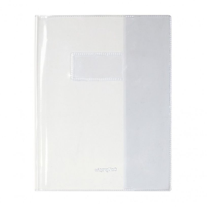3210330730004-Calligraphe - Protège cahier sans rabat - 17 x 22 cm - cristalux - transparent-P_79151736_1-0