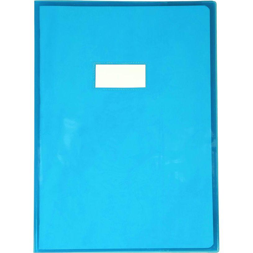 3210330732022-Calligraphe - Protège cahier sans rabat - A4 (21x29,7 cm) - cristalux - bleu transparent-P_79151742_1-0