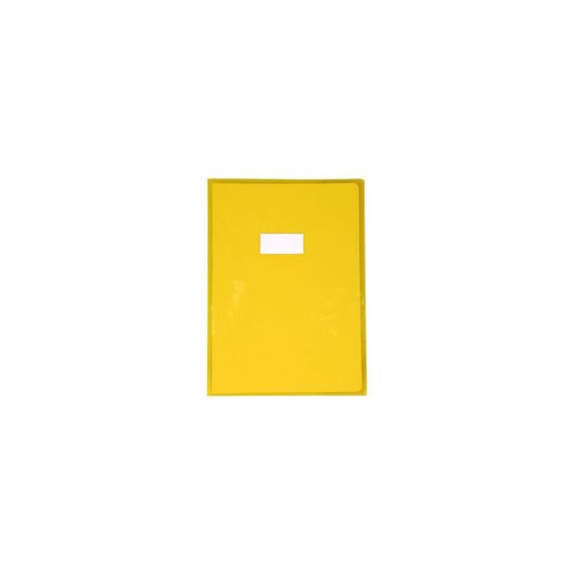 3210330734040-Calligraphe - Protège cahier sans rabat - 24 x 32 cm - cristalux - jaune transparent-P_79151749_1-0