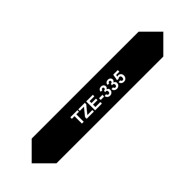 4977766685733-Brother TZe335 - Ruban d'étiquettes auto-adhésives - 1 rouleau (12 mm x 8 m) - fond noir -P_79360925_8-4