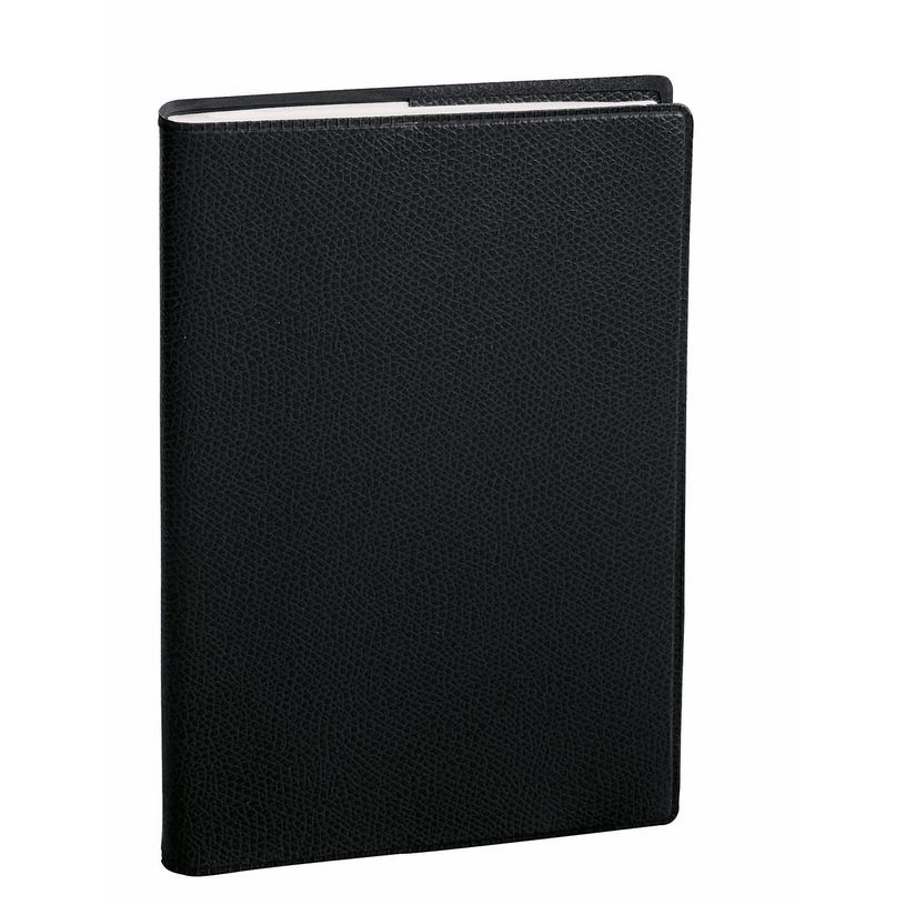 3371017523439-Agenda à spirale Impala Affaires avec répertoire - 1 semaine sur 2 pages - 10 x 15 cm - noir - Quo Va--0