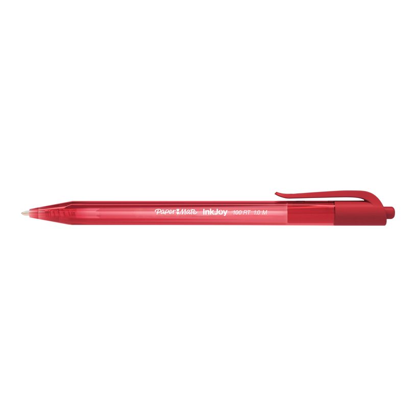 3501170957059-Paper Mate InkJoy 100 RT - Stylo à bille - rouge - 1 mm - moyen - rétractable-P_79367983_1-0