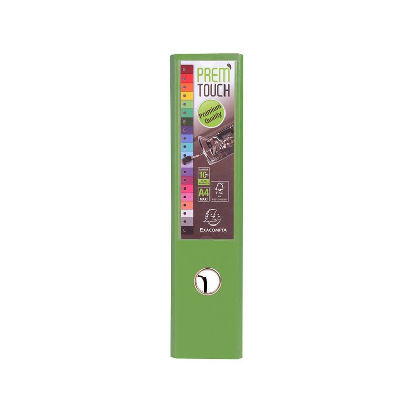 3130630533566-Exacompta Prem'Touch - Classeur à levier - Dos 80 mm - A4 Maxi - pour 715 feuilles - vert -P_79368863_3-2