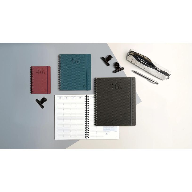 3660942224352-Agenda de poche spiralé Swan Eurotime 16W - 1 semaine sur 2 pages - 9 x 16 cm - disponible dans différentes cou--2