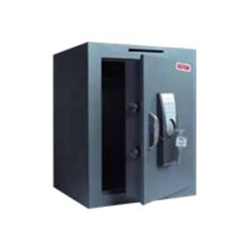 3700092258156-RESKAL DSPP34 - Coffre-fort de dépôt - à clé et à code - acier - gris-P_79388208_1-0