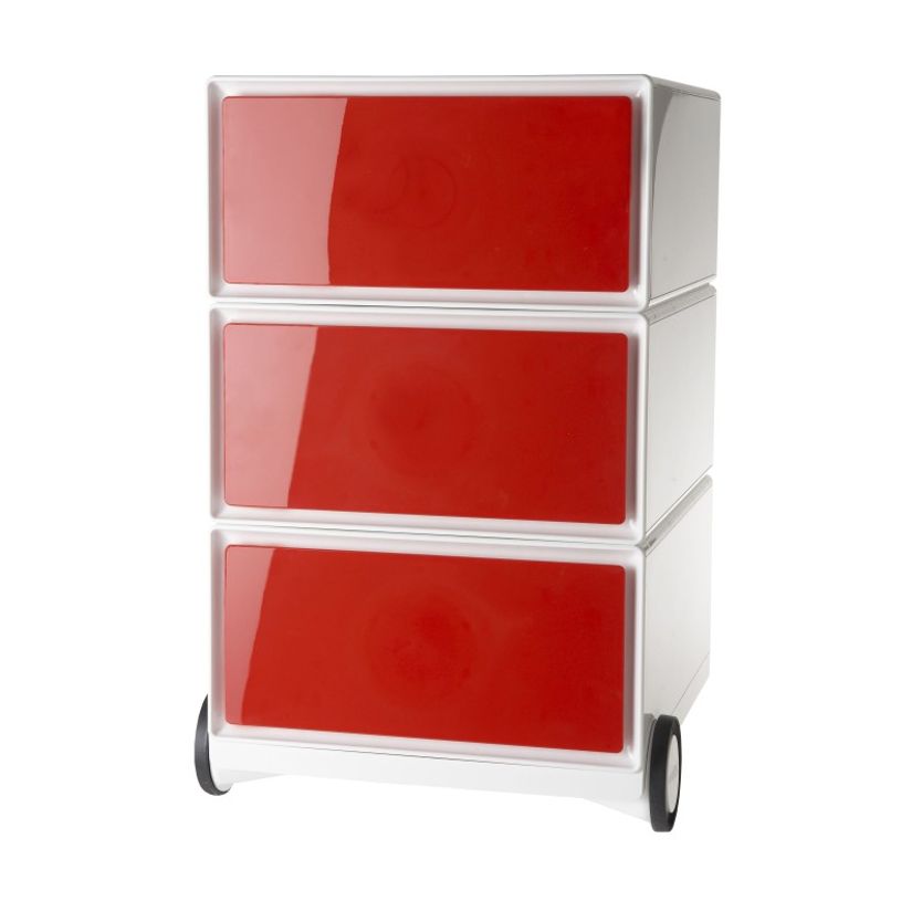 3660141921175-Caisson de bureau mobile EASYBOX - 3 tiroirs - Rouge-P_79397042_1-0