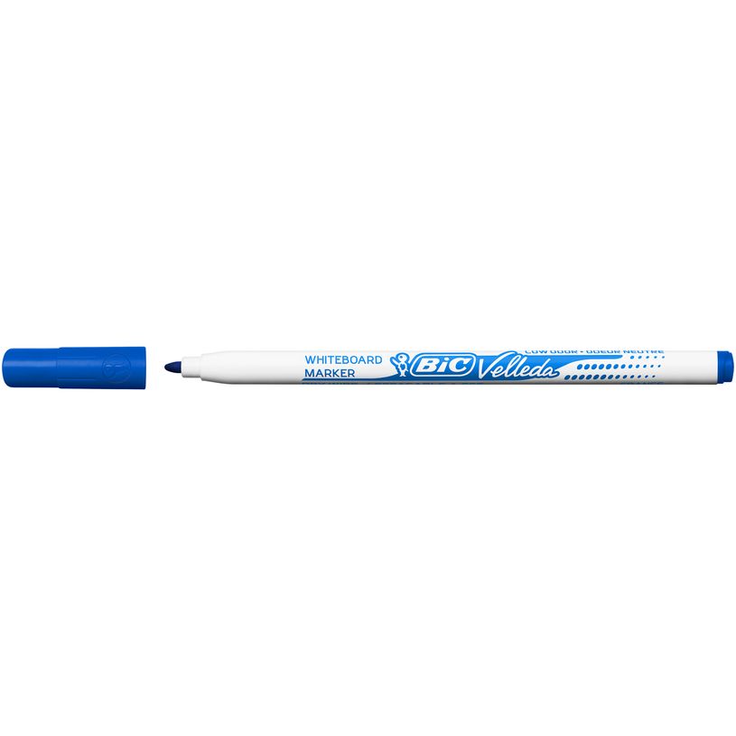 3086121721069-BIC VELLEDA 1721 - Pack de 24 marqueurs effaçables - pointe fine - bleu-P_79397297_3-1