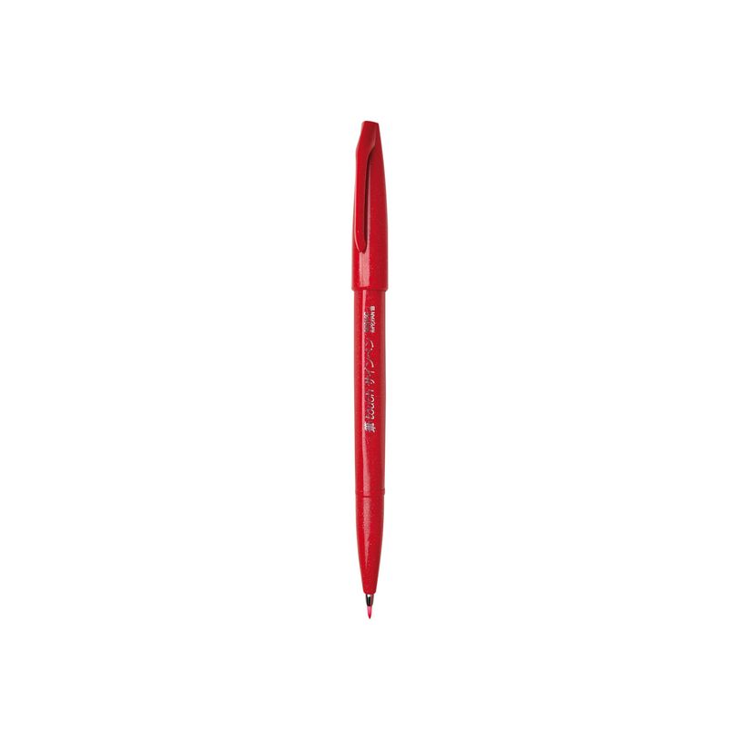 4902506287069-Pentel - Feutre pinceau à pointe souple - rouge-P_79402873_1-0