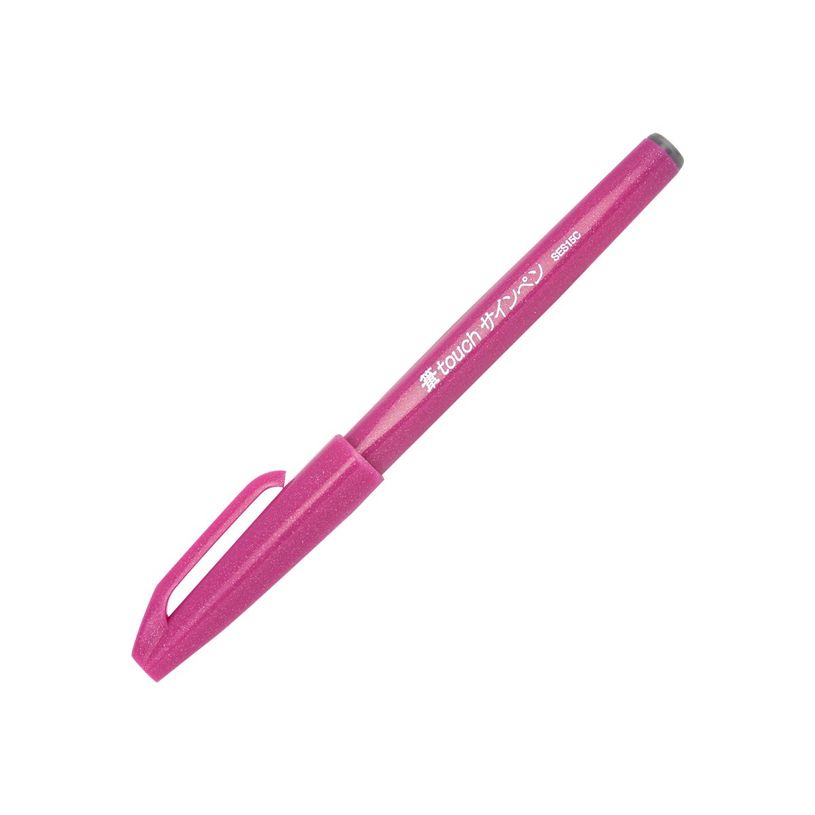 4902506287137-Pentel - Feutre pinceau à pointe souple - rose-P_79402880_1-0