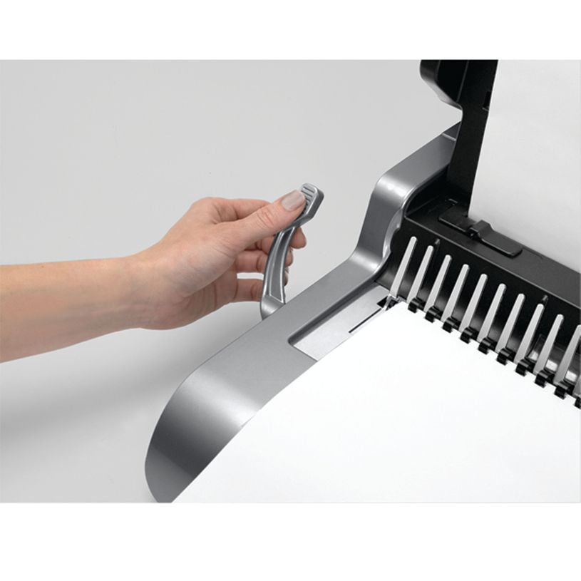 043859512157-Fellowes Quasar-E 500 - machine à relier / relieuse perforeuse éléctrique - perfore 22 fe-P_79407857_4-3