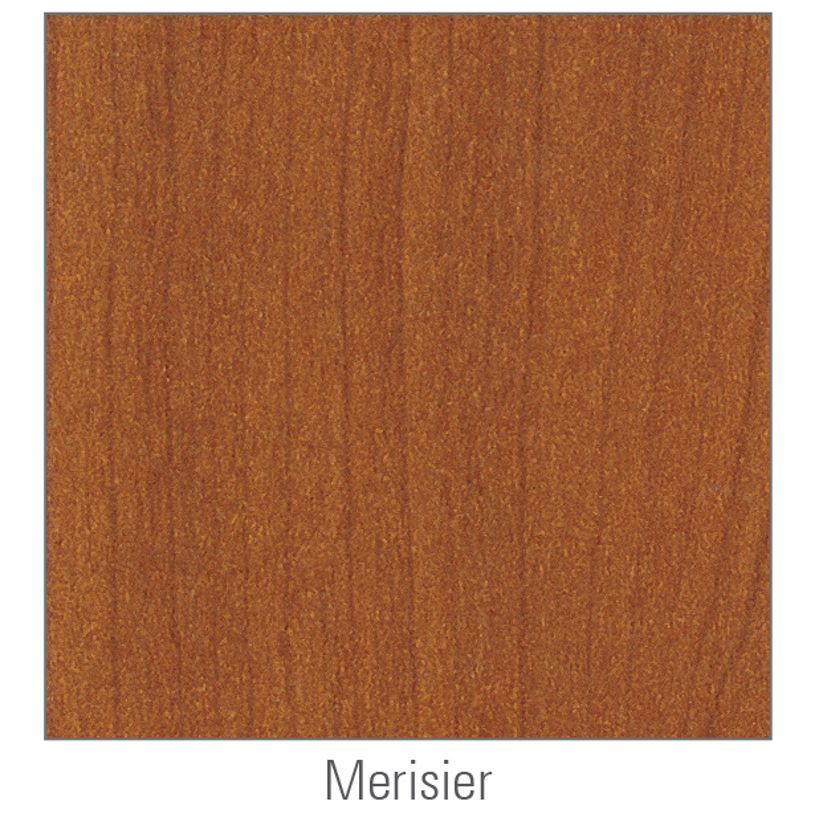 3253310149991-Bureau droit IDRA - Vague à droite - L140 cm - Pieds alu - plateau imitation Merisier-P_79408628_4-3