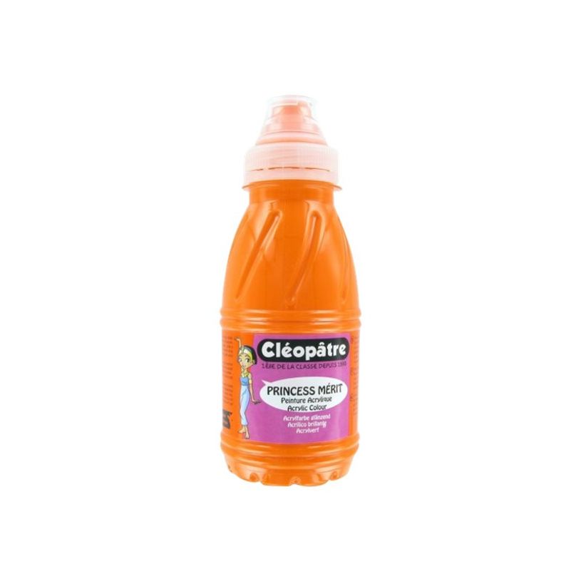 3134725001732-Cléopâtre Princess Mérit - Peinture - acrylique - orange - 250 ml-P_79412739_1-0