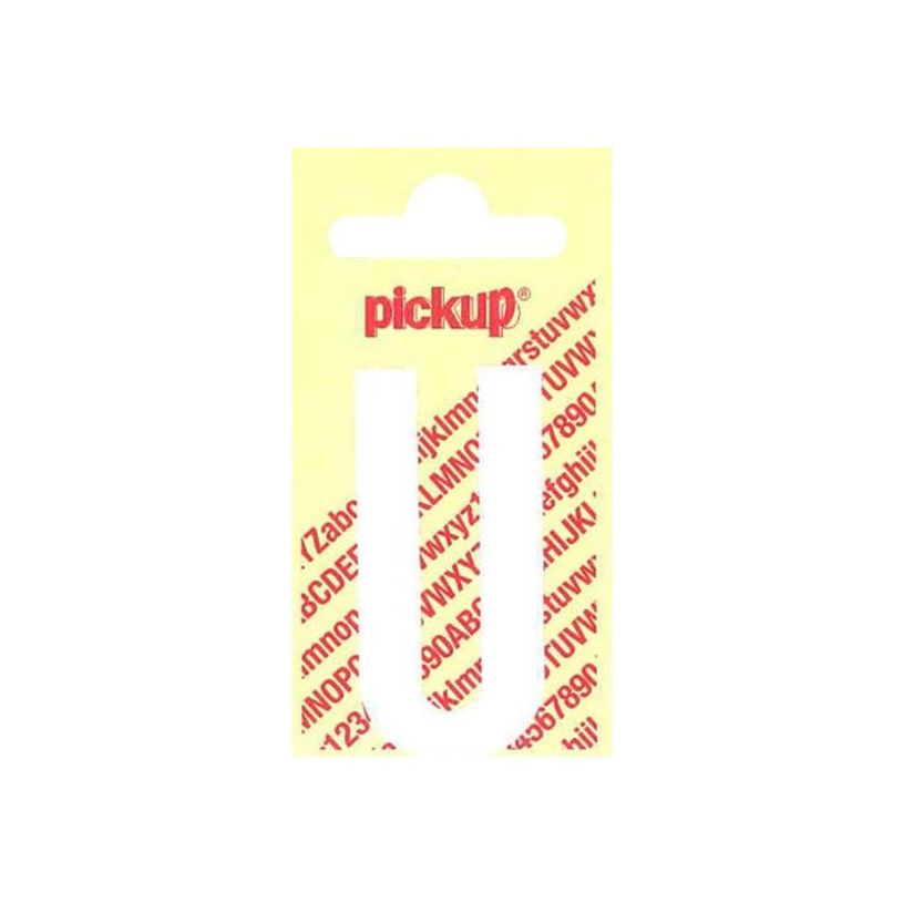 8711234242204-Pickup - Étiquette autocollante - 150 mm - Lettre U - blanc mat-P_79413067_1-0