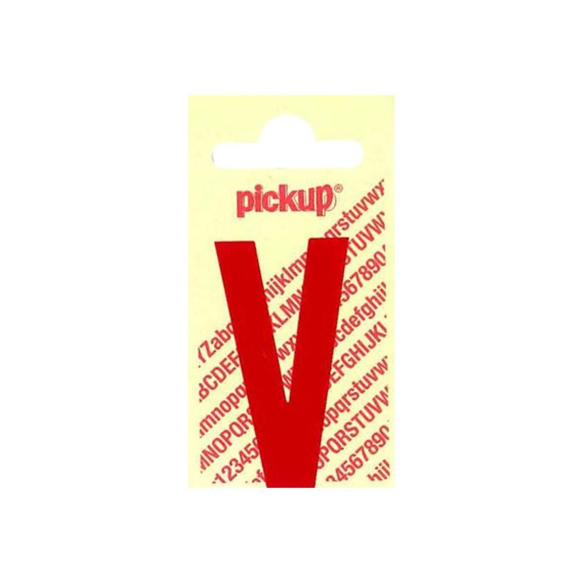 8711234243218-Pickup - Étiquette autocollante - 150 mm - Lettre V - rouge brillant-P_79413103_1-0