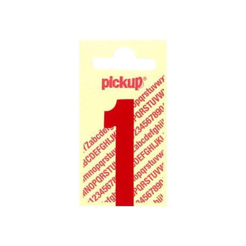 8711234243317-Pickup - Étiquette autocollante - 150 mm - Chiffre 1 - rouge brillant-P_79413109_1-0