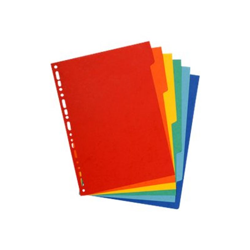 3130630026068-Exacompta Nature Future - Intercalaire 6 positions - A4 Maxi - carte rigide colorée-P_79417619_2-1