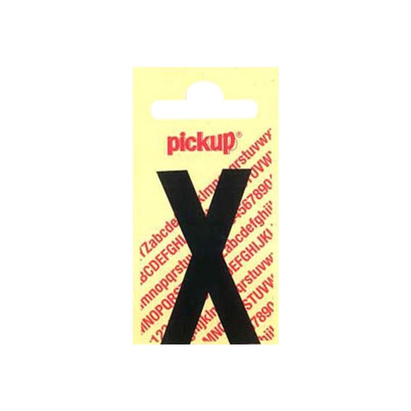 2012349362389-Pickup - Étiquette autocollante - 90 mm - Lettre X - noir mat-P_79418018_1-0