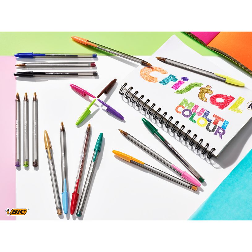 3086123270565-BIC Cristal Fun - Stylo à bille - rose - 0.6 mm-P_79421755_6-5