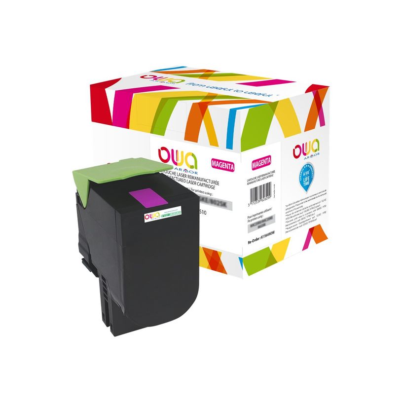 3112539619534-Cartouche laser compatible Lexmark 802H - magenta - Owa K15811OW-P_79423670_1-0