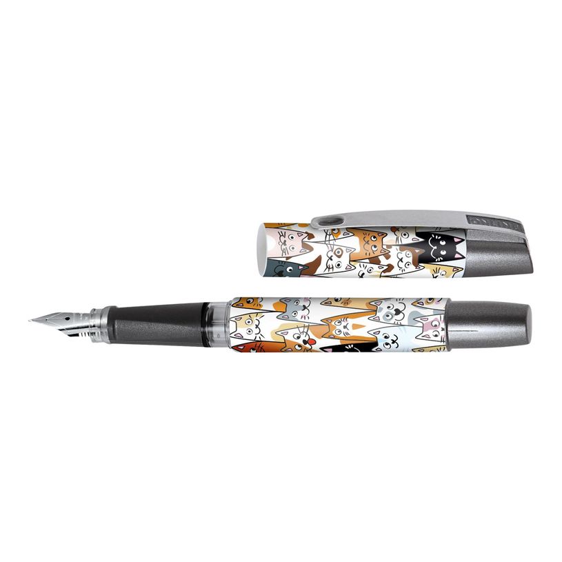 4014421613370-ONLINE YOUNG.LINE Campus Fluffy Cats - stylo plume-P_79430346_2-1