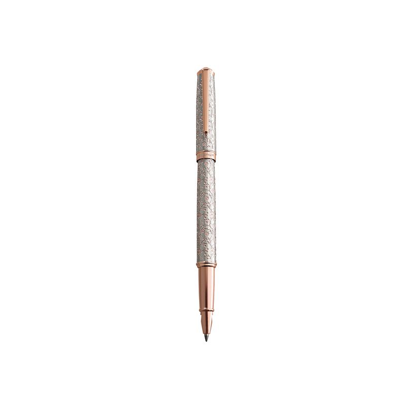 3108722412686-Oberthur Byzance - Stylo à bille à capuchon chrome/cuivre-P_79430559_2-1