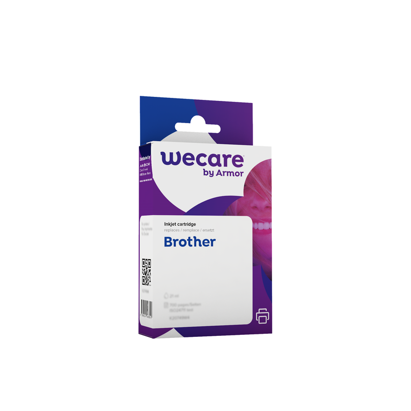 8715057210228-Cartouche compatible Brother LC980 - pack de 4 - noir, cyan, magenta, jaune - Wecare-P_79434454_1-0
