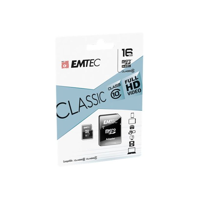 3126170158475-Emtec - carte mémoire 16 Go - Class 10 - micro SDHC-P_79436304_2-1