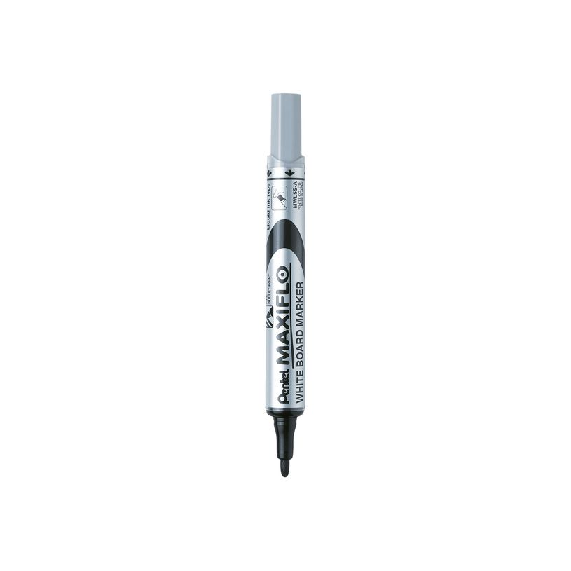 4902506057242-Pentel MAXIFLO - Pack de 12 marqueurs effaçables - pointe ogive - noir-P_79439160_1-1