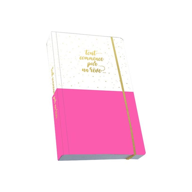 3700572723099-Kiub Les Petits Mots Color Chic - Carnet de notes A6 - ligné - 160 pages - Rêve -P_79439808_1-0