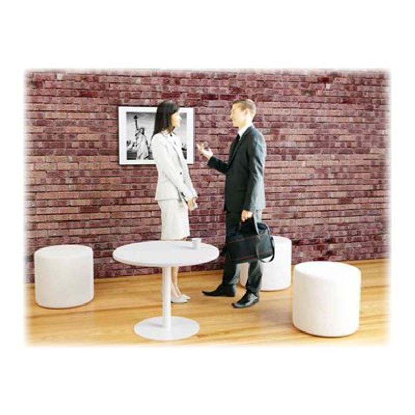 3660141221930-Table ronde EASYDESK - diamètre 60 x H60 cm - plateau blanc-P_79440985_1-1