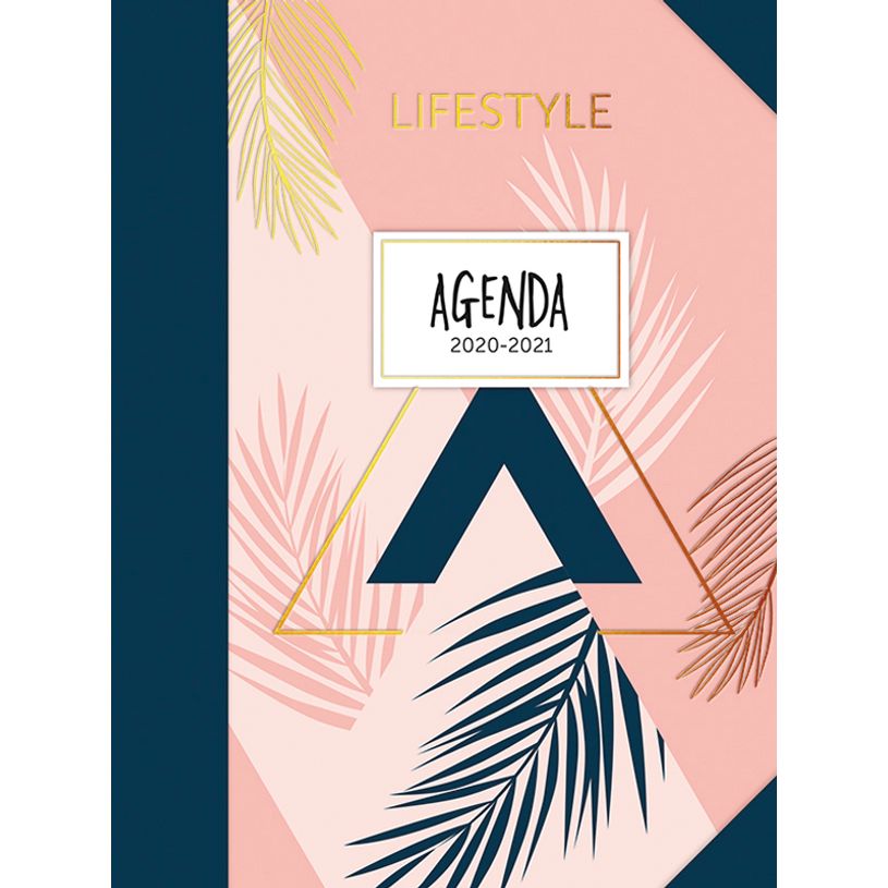 3147280167584-Agenda Lecas Millenium Pink Plume - 1 Semaine sur 2 pages - 16 x 24 cm - différents modèl-P_79443603_2-0